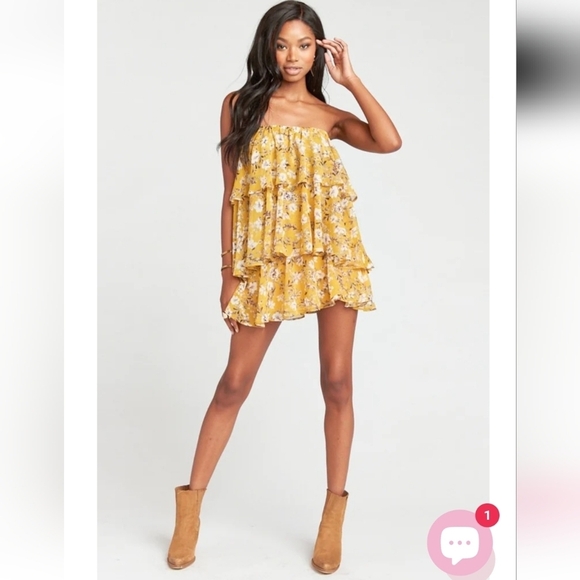 Show Me Your MuMu Triple Decker Romper Size Small - Picture 1 of 15